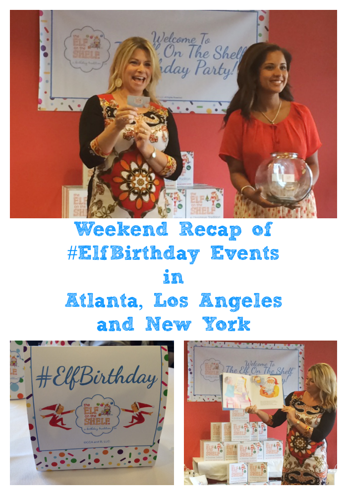 Weekend Recap of #ElfBirthday Events in Atlanta, Los Angeles and New York